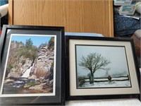 2 Framed/Matted/Signed Prints of McDowell &