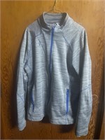 XL Grey Zipup Sweater