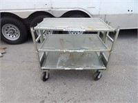 3 Shelve Trolley with Raising and Lowering Shelf C