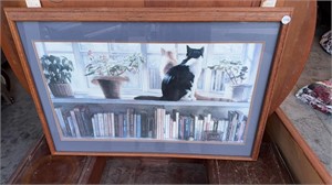 Large "Cats" Framed Print