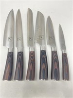 iMarku 6 Piece Knife Set