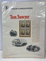 “Tom Sawyer”  Commemorative 4 Stamp 1972