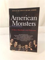 American Monsters Book, Jack Newfield