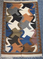 Vtg Ecuadorian Wool Tapestry Gaviota (Seagulls)
