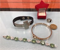 Costume jewelry & 925 stamped rings (2)
