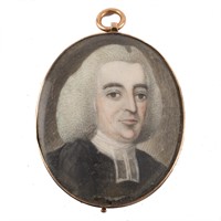 Anglo-American school late 18th century miniature