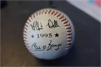 Albert Belle and Carlos Baerga Signed Baseball