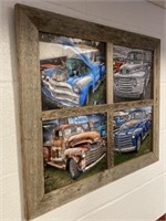 Framed Print of Trucks