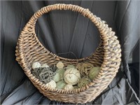 Home accent large basket  23 tall