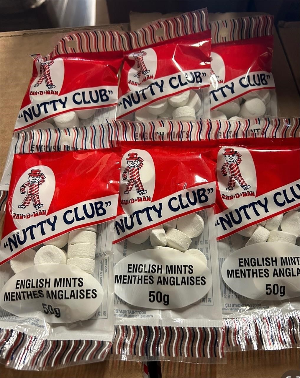 NEW (6x50g) English Mints