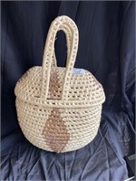 Cool handmade basket (sweet grass?)