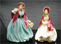 Two early Royal Doulton ladies