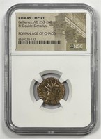 Gallienus Bl Double Denarius 253-268 AD NGC