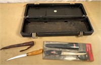 fillet knives & tool case