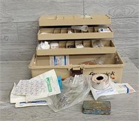 Tackle Box W/ Medical Supplies
