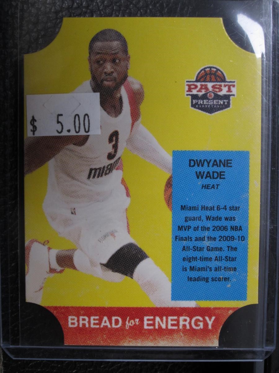 2011-12 PANINI DWYANE WADE BREAD FOR ENERGY