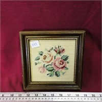 Vintage Framed Stitch Art