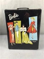 Barbie travel case with Barbie contents inside