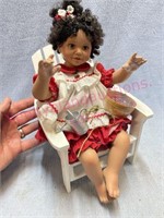 Ann Timmerman Cherry Pie porcelain doll