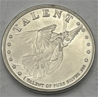 (KK) Silver Round Talent 1oz Coin