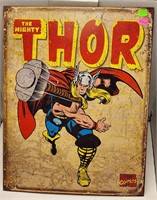The Mighty Thor Metal Sign