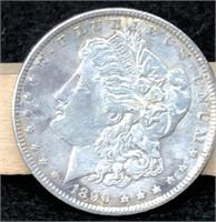 1890 Morgan Silver Dollar, AU