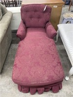 Boudoir Chaise Lounge 53"L