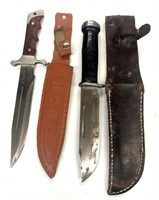 we(2) Knives 6&7” w/ Sheaths