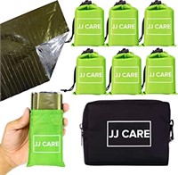6 Pcs JJ Care Emergency Mylar Blanket 63x82”