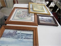 4 Framed Prints