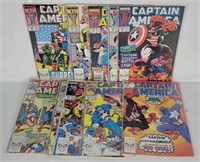 10 Captain America #345-53 & 355