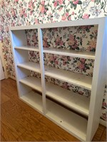 White Wood Bookshelf See Description