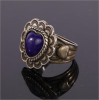 CAROLYN POLLACK STERLING SILVER Lapis Lazuli Ring