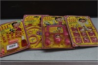 4 Betty Boop 1983 Vintage Toys, NIP