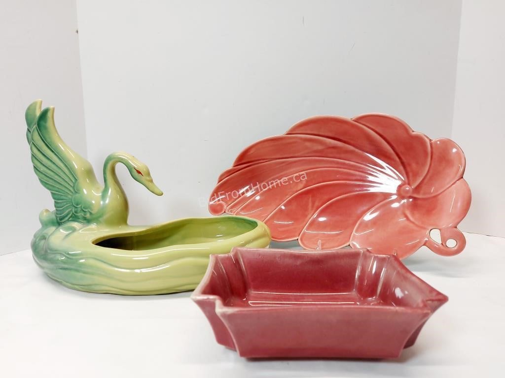 3 - VINTAGE POTTERY DISHES