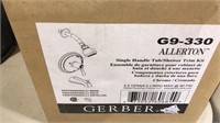 Gerber Allerton single handle tub and shower trim