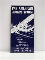 Pan American Airways Metal Sign