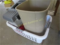 laundry basket tackle boxes storage trash can