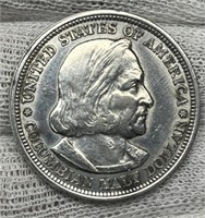 1893 Columbian Half Dollar AU