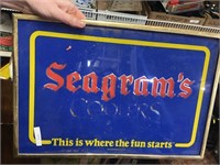 Seagrams coolers sign