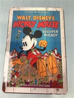 Mickey Mouse repop metal sign