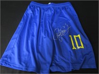 AUTHENTIC NEYMAR JR SIGNED SOCCER SHORTS COA