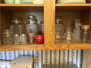 Vintage Glass Containers & Items