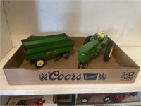 John Deere Toy Tractor & Wagon
