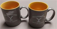 (2) 11.5oz Yellowstone Coffee Mugs