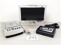 Clear 13" TV, Tabletop CD Player, Radio (No Ship)