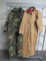 2 Pair Insulated Coveralls Med-Short