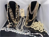 VINTAGE FASHION PEARL NECKLACES AND MORE