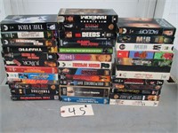 Lot of Assorted VHS Tapes Assorted Themes