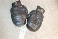 Antique Athletic supply company boxing gloves